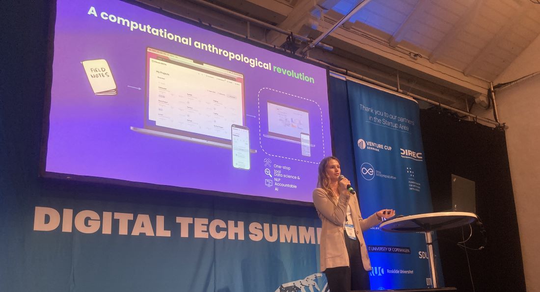 Emilie Munch Gregersen presents at  Digital Tech Summit 2024