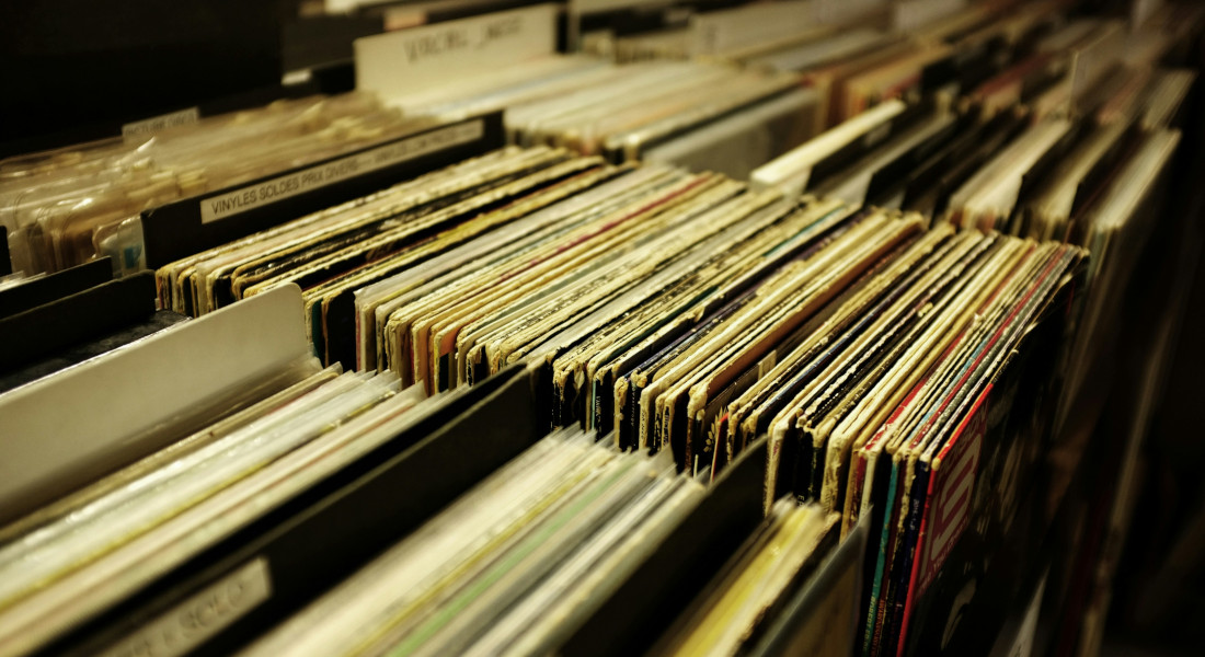 Archive of old vinyl records Archive of old vinyl records